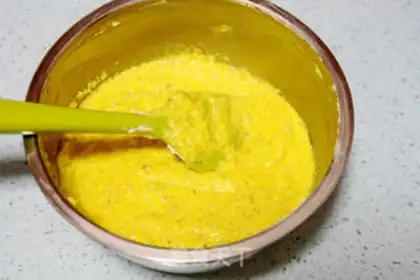 Make Red tea apple cheese pound cake step 5