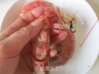 Make Precious red shrimp step 1