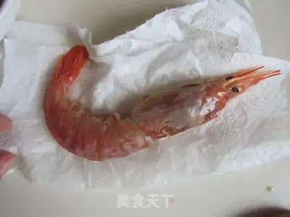 Make Precious red shrimp step 3