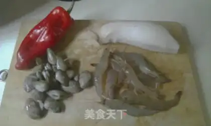 Make Tiny paper, little seafood step 0