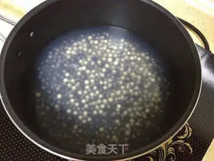 Make Coconut rice cake step 1