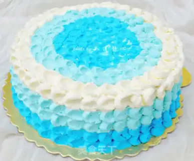 Make Blue Sea Heartcake step 28