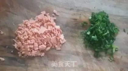 Make Chicken shrimp tail roll step 1