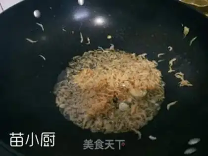 Make Shrimp-covered cabbage fan step 2