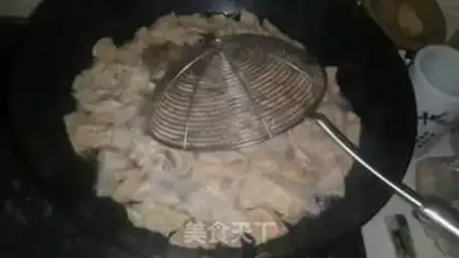 Make Blackwood with bean peel step 0