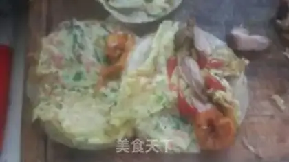Make Chicken shrimp tail roll step 9