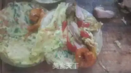 Make Chicken shrimp tail roll step 10