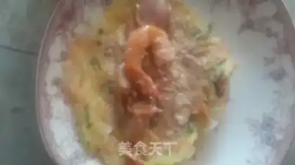 Make Chicken shrimp tail roll step 11