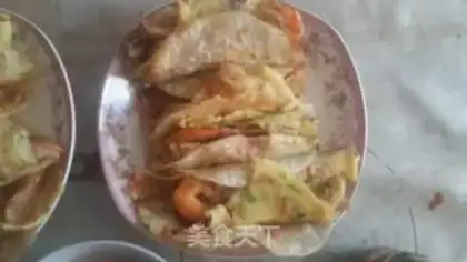 Make Chicken shrimp tail roll step 13