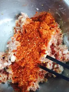 Make Garlic pepperoni step 1