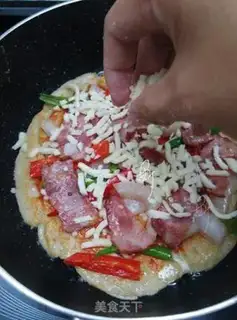 Make ♪ oatmeal peanut soybean slag pizza ♪ step 12