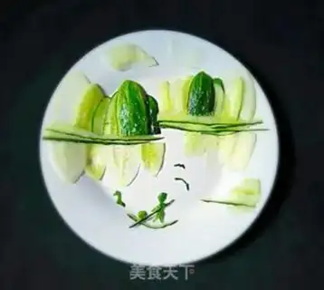 Make The cucumber water platter step 12