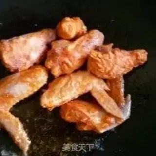 Make A chicken wing Coke step 2