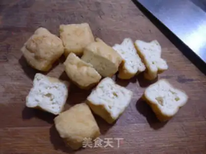 Make Snow cream tofu noodles step 1