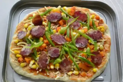 Make Special sausage pizza step 6