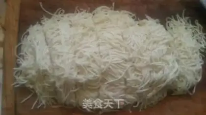 Make Hot noodles step 1