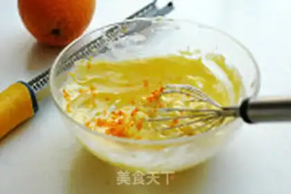 Make An orange jam cake step 3