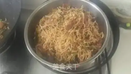 Make Hot noodles step 6