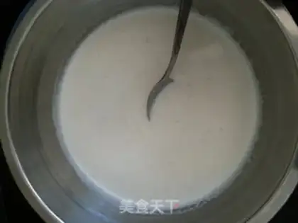 Make Almond milk tea step 3
