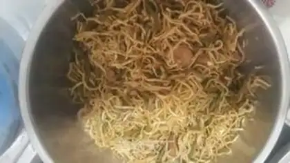 Make Hot noodles step 11