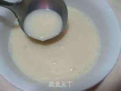 Make Blueberry bean pudding step 4