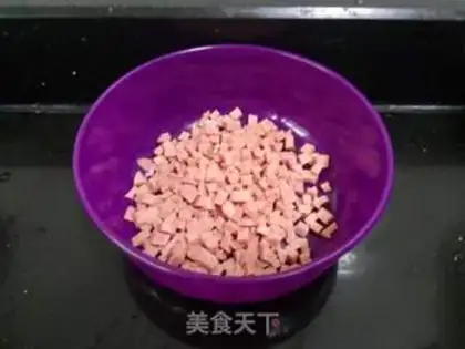 Make Ham intestinal protein roll step 1