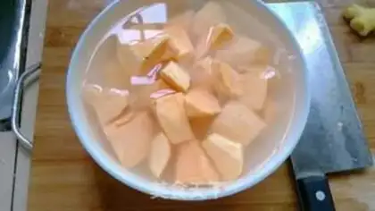Make Potato sugar step 1