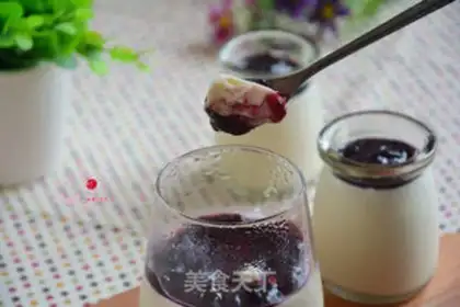Make Blueberry bean pudding step 9