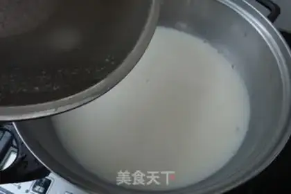 Make Red bean milk step 4