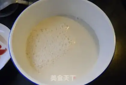 Make Old Peking tofu brain step 5