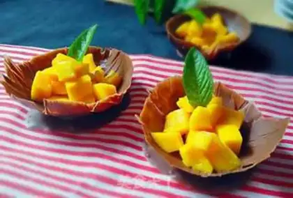 Make Chocolate mango step 8