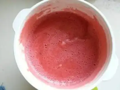 Make Watermelon lemon popsicle step 1