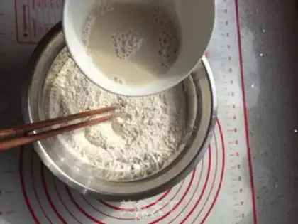 Make A bean bean bun step 1