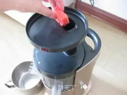Make Fresh watermelon juice step 2