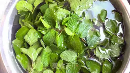 Make Mint syrup step 0