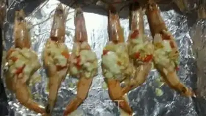 Make Cheese shrimp step 1