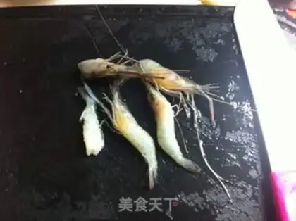 Make Garlic shrimp infinity step 3