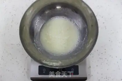 Make Milk angel cake step 1
