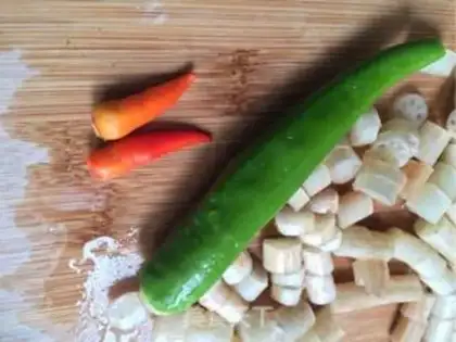 Make Sour spicy belt step 2