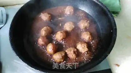 Make Red meatballs step 11