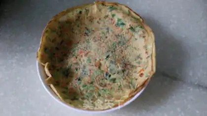 Make Celery omelet step 8