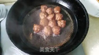 Make Red meatballs step 12