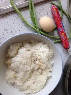 Make Egg fried rice step 0