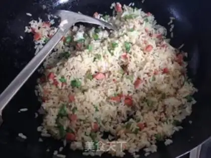 Make Egg fried rice step 3