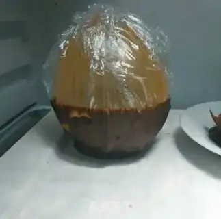 Make Mango ice chocolate cup step 4