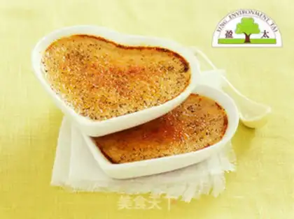 Make French caramel pudding step 6