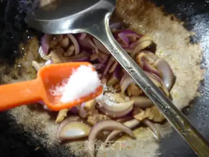 Make Pork fried onions step 9