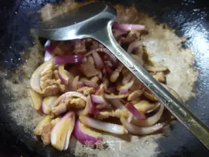 Make Pork fried onions step 10