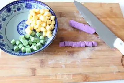 Make Colour vegetable taro step 11