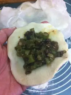 Make Beef soy bean buns step 14